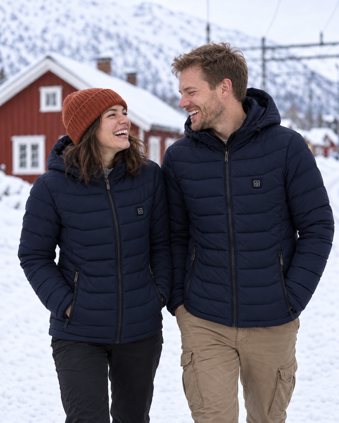 SmartHeat Beheizbare Jacke Thermojacke mit abnehmbarer Kapuze | 8 oder 19 Heizzonen