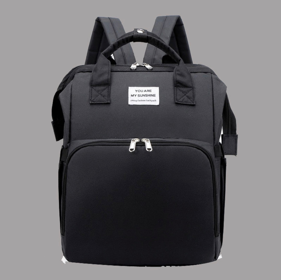 Modische multifunktionale Wickeltasche; tragbare faltbare Mama-Tasche; Rucksack mit großer Kapazität und geringem Gewicht für Mutter & Baby mit faltbarer Stubenwagen