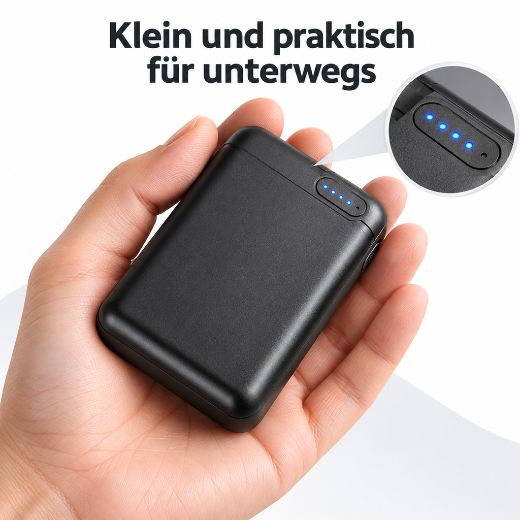 Intenso Powerbank 10.000 mAh 3 Anschlüsse USB-A USB-C microUSB